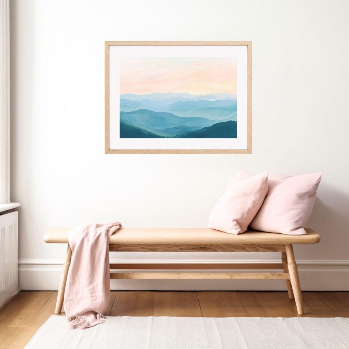 Blue Ridge Mountains Art Print, Appalachian Highlands - Image 2