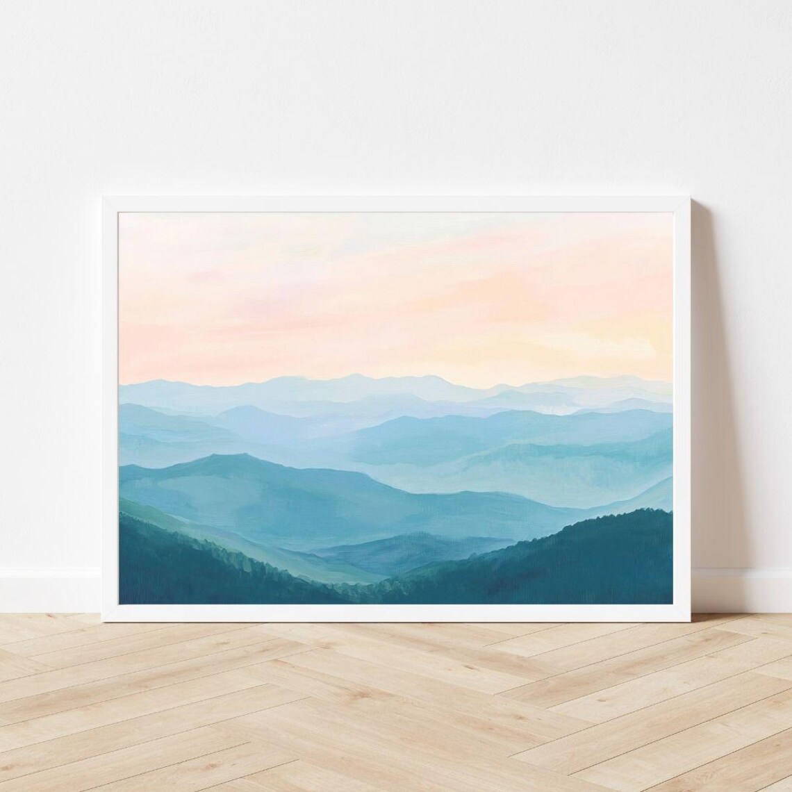 Blue Ridge Mountains Art Print, Appalachian Highlands - Image 3