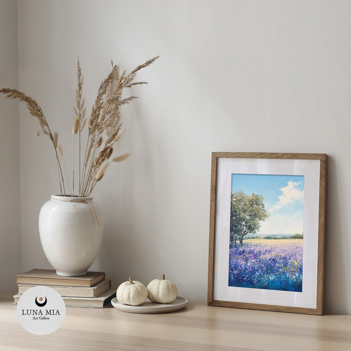 Soothing Lavender Field, Vintage Style Art Print - Image 5