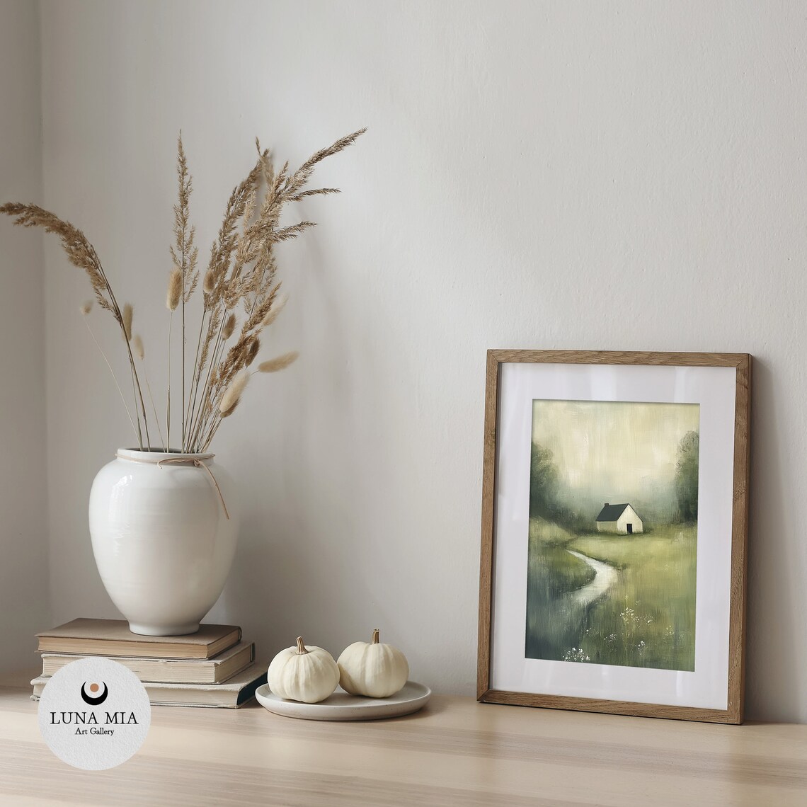 Vintage Rustic Landscape Farmhouse Art Print - Image 5