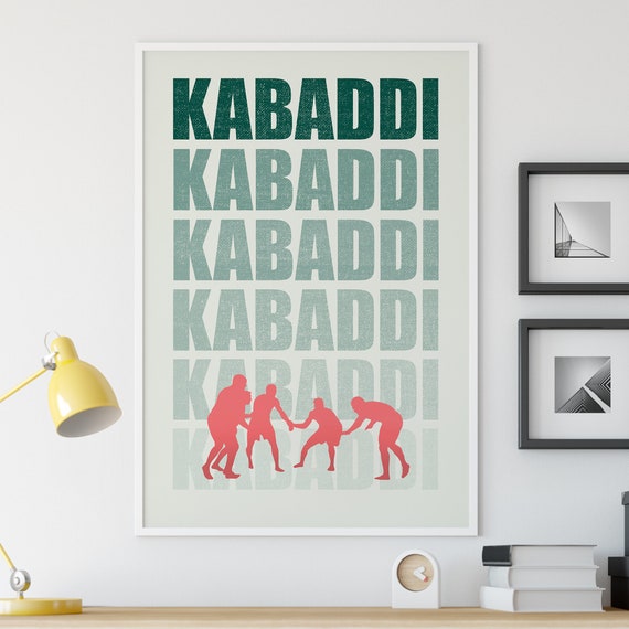 Indian Desi Kabaddi Kabaddi Kabaddi Poster