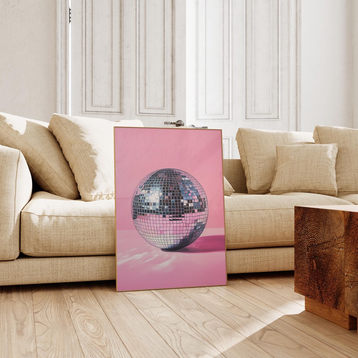 Disco Ball Wall Art, Dopamine Decor Aesthetic - Image 2
