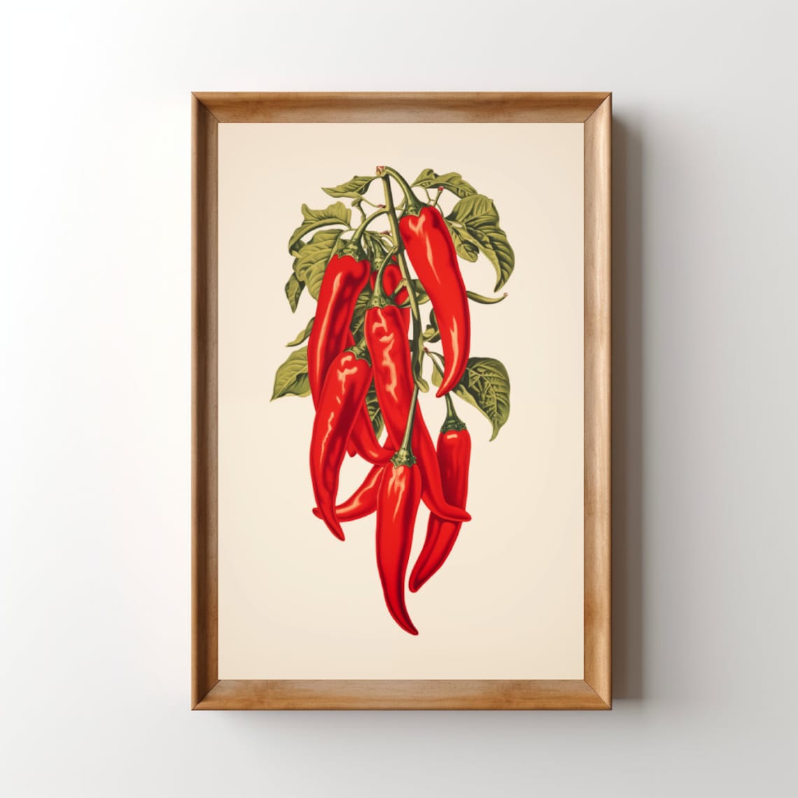 Vintage Chili Peppers Kitchen Art Print, Southwest - Image 4