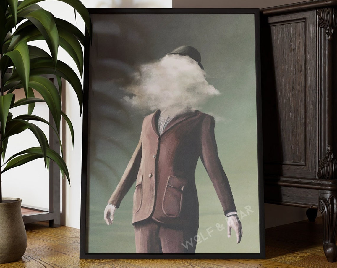 In The Clouds Alternative Wall Art, Quirky Decor
