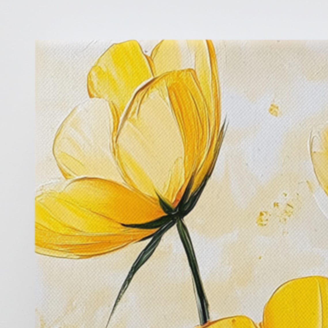 Buttercup Flower Wall Art Painting Print Flower Art Print Buttercup Art Gardener Gifts Living Room Wall Art Nature Print - Image 3