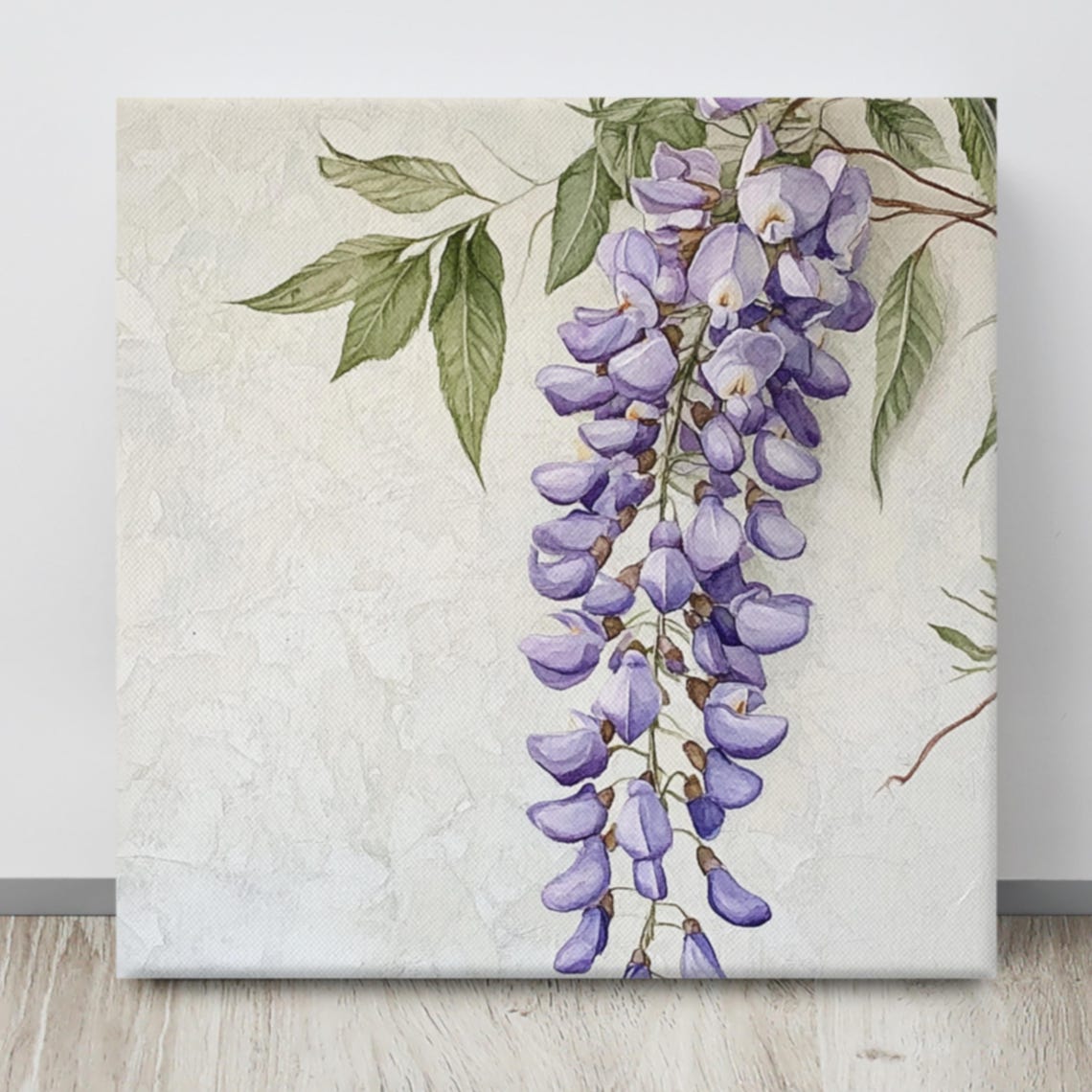 Wisteria Flower Wall Art Painting Print Print Nature Wall Art Flower Wall Art Large Painting Wall Art Wisteria Plant Art - Image 4
