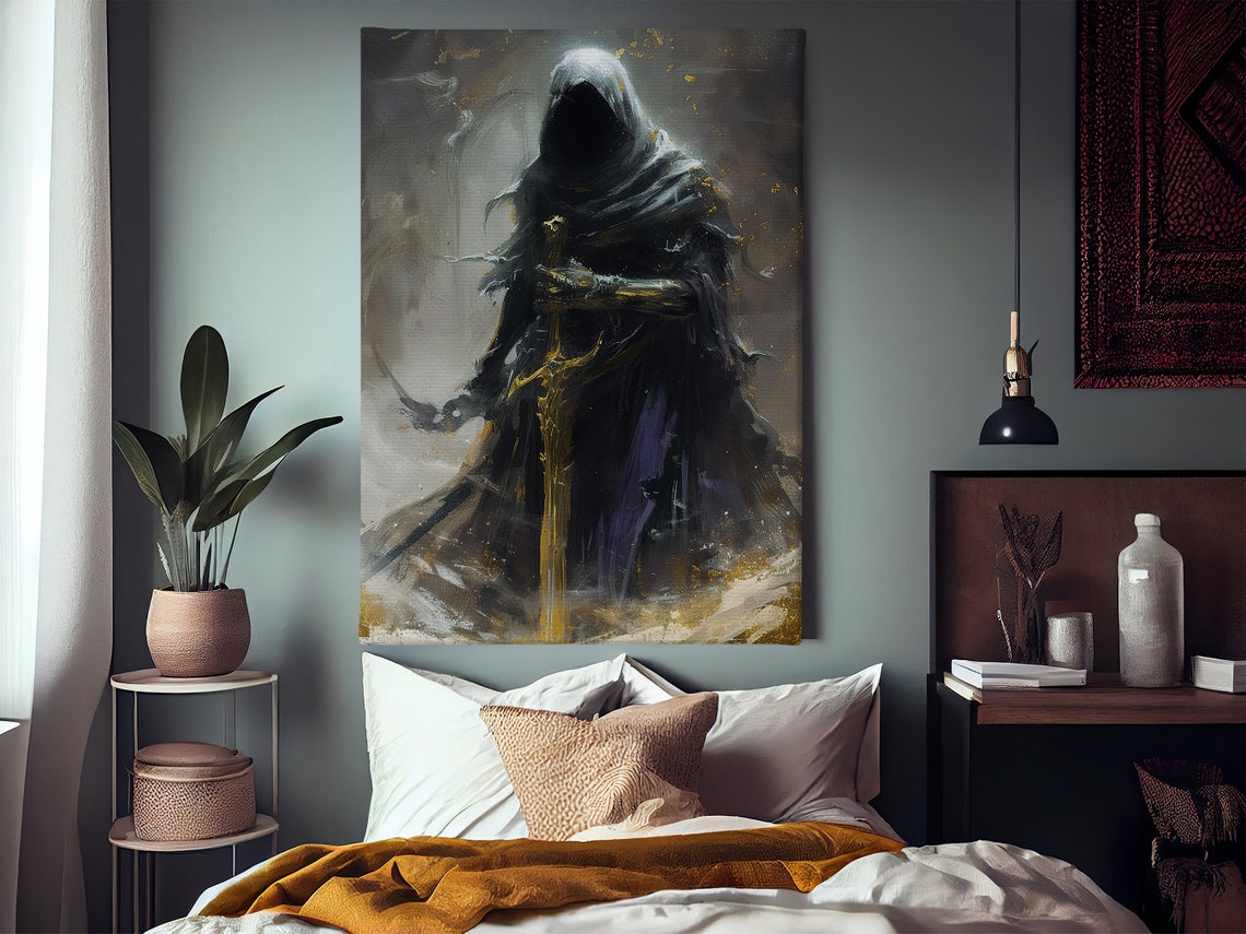 Shadow Warrior, Dark Academia Art Print - Image 3