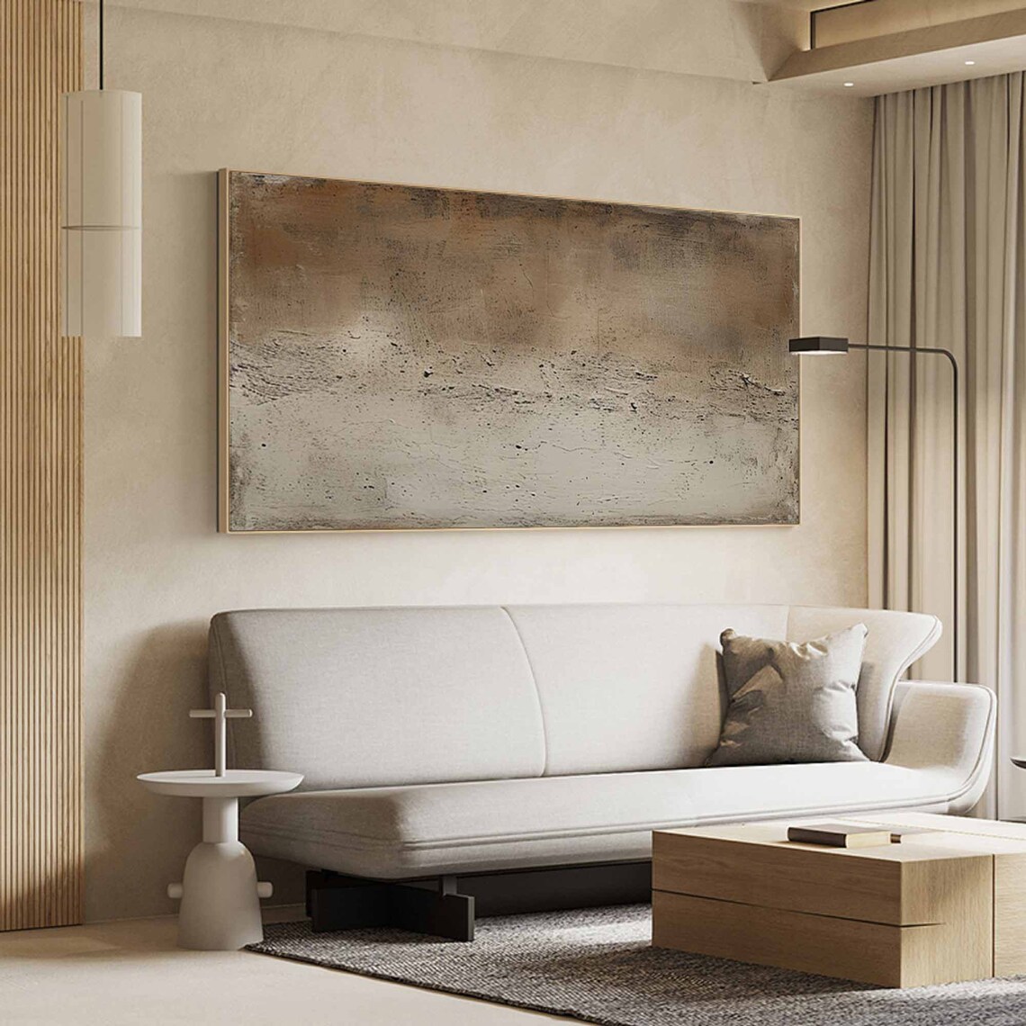 Wabi Sabi Abstract Art Print, Mid Century Modern - Image 4