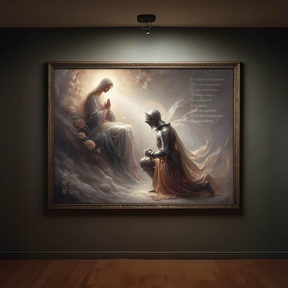 Knights Code Of Chivalry And Honor Art Print - Image 5