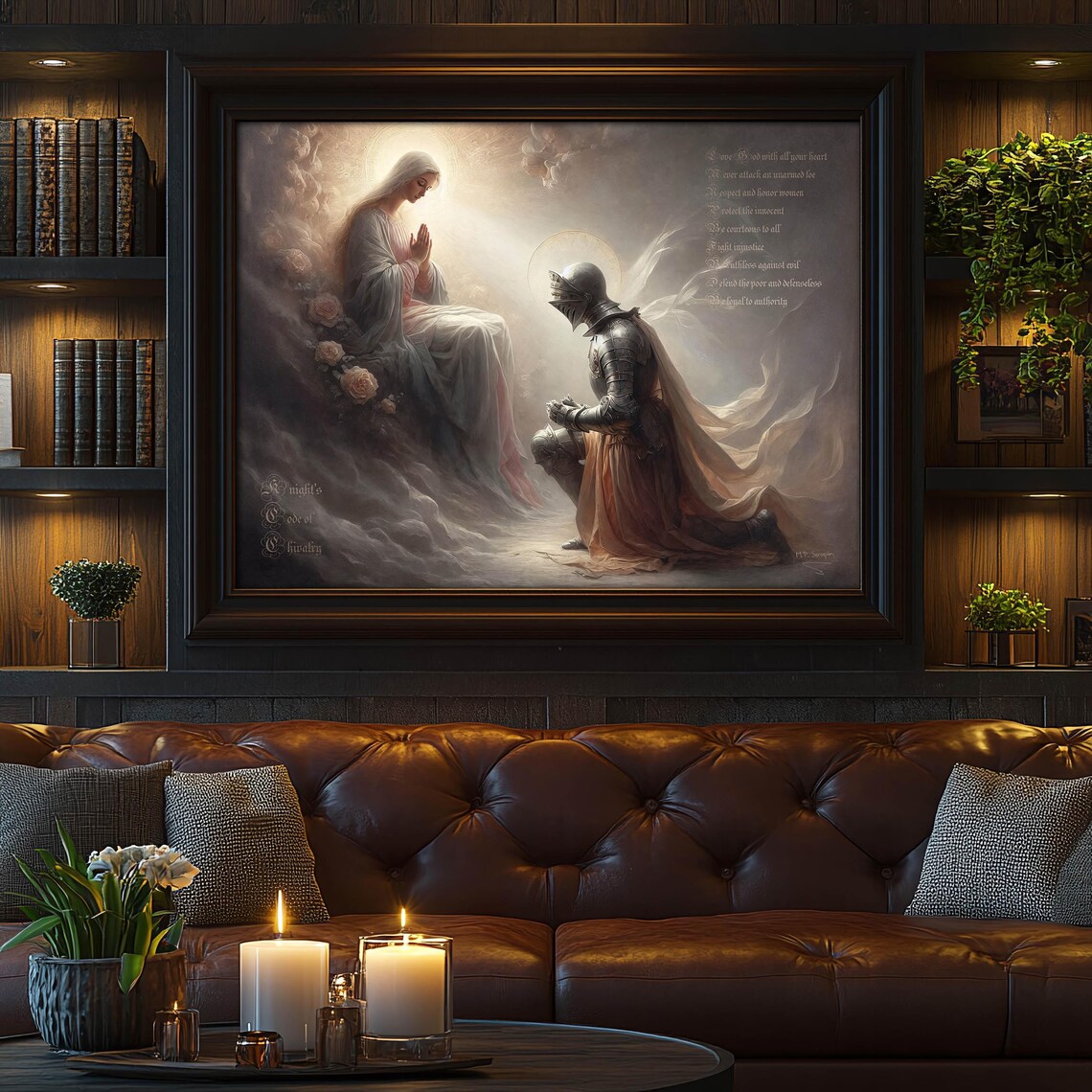 Knights Code Of Chivalry And Honor Art Print - Image 3