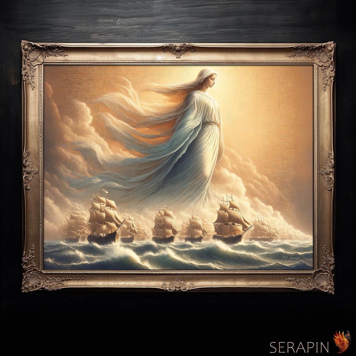 Battle Of Lepanto Blessed Virgin Mary Art Print
