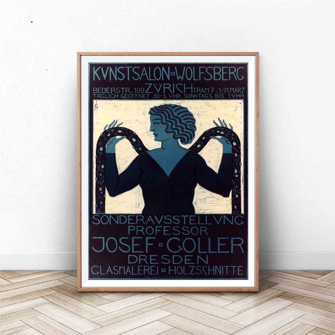 Josef Goller Kunstsalon Wolfsberg Zurich Exhibition Poster Art