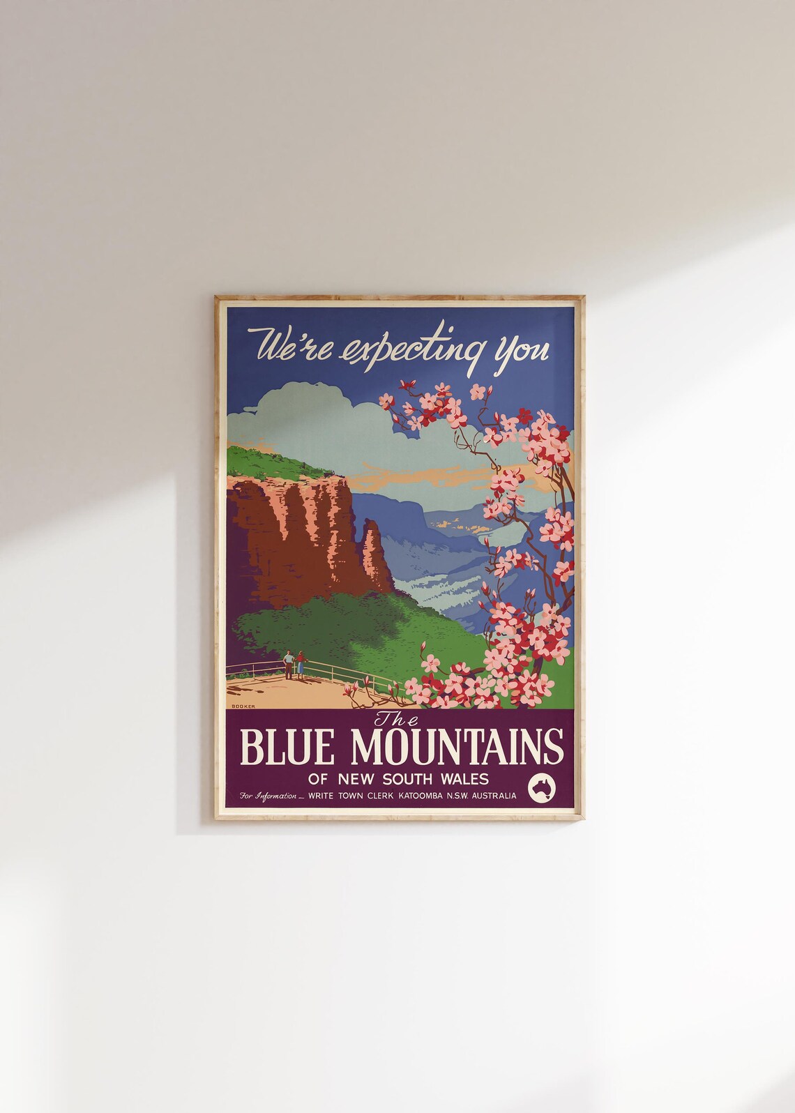 The Blue Mountains of New South Wales Were Expecting You Travel Poster