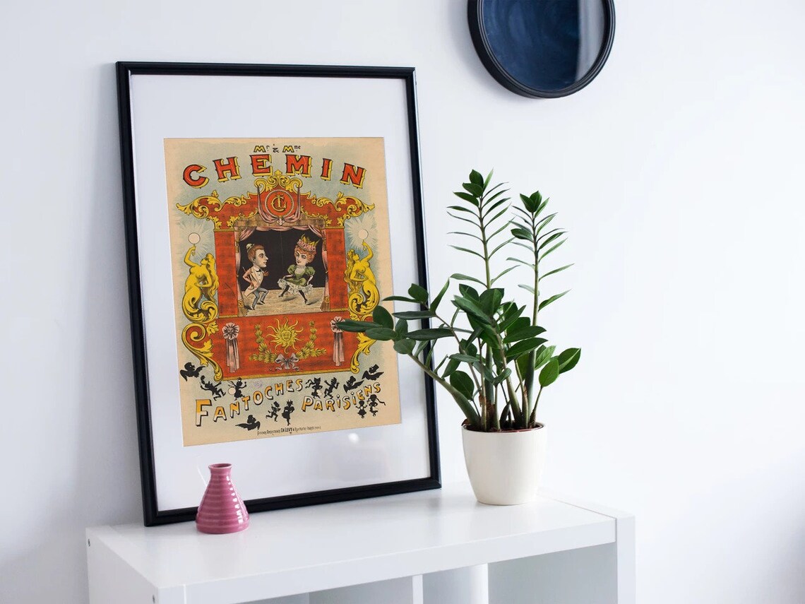 Clown Acrobat Vintage Circus Poster Art Print - Image 3