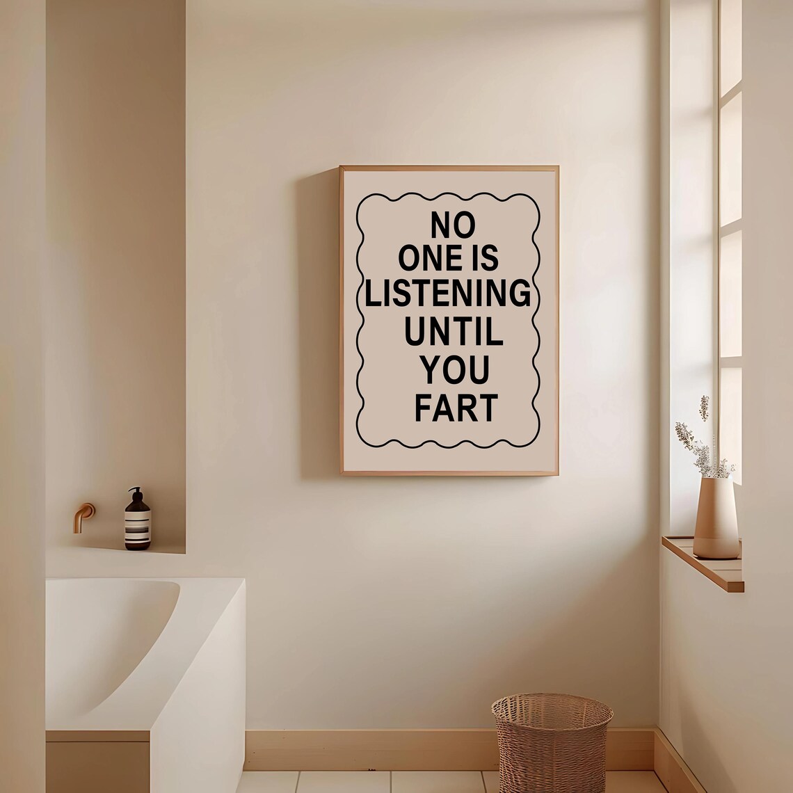 No One Is Listening Until You Fart, Funny Typography - Image 3