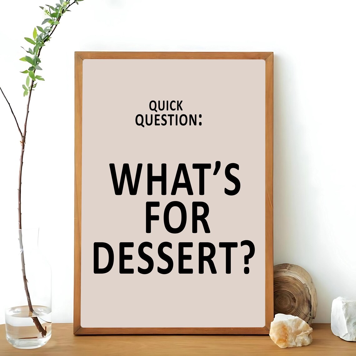 Whats For Dessert? Kitchen Decor Art Print - Image 3