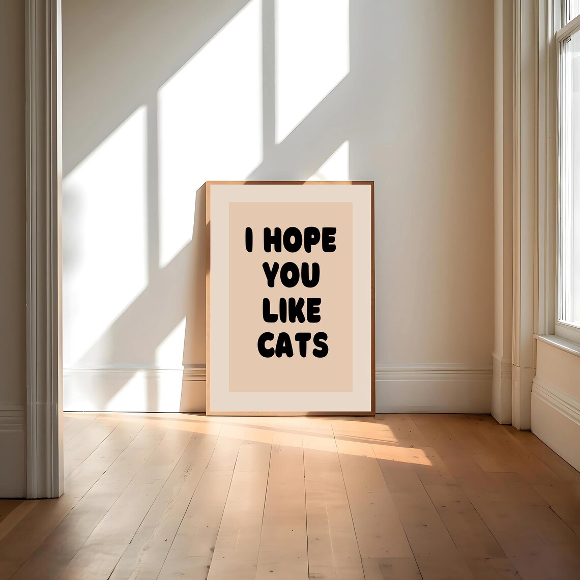 Cat Mom Funny Apartment Living Room Decor - Image 4