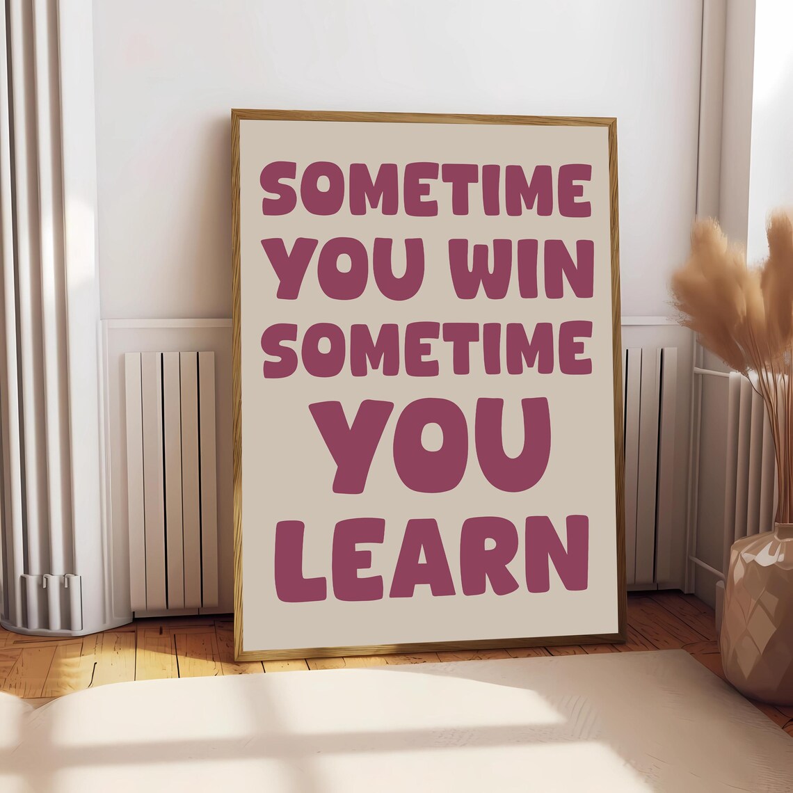 Sometimes You Win Sometimes You Learn, Retro Typography - Image 2