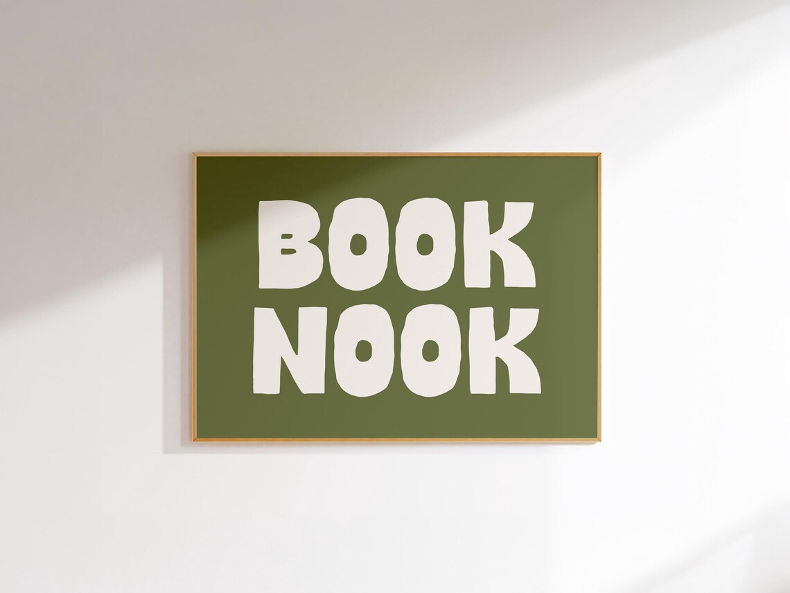 Book Nook Wall Art, Gallery Wall Reading Prints - Image 2