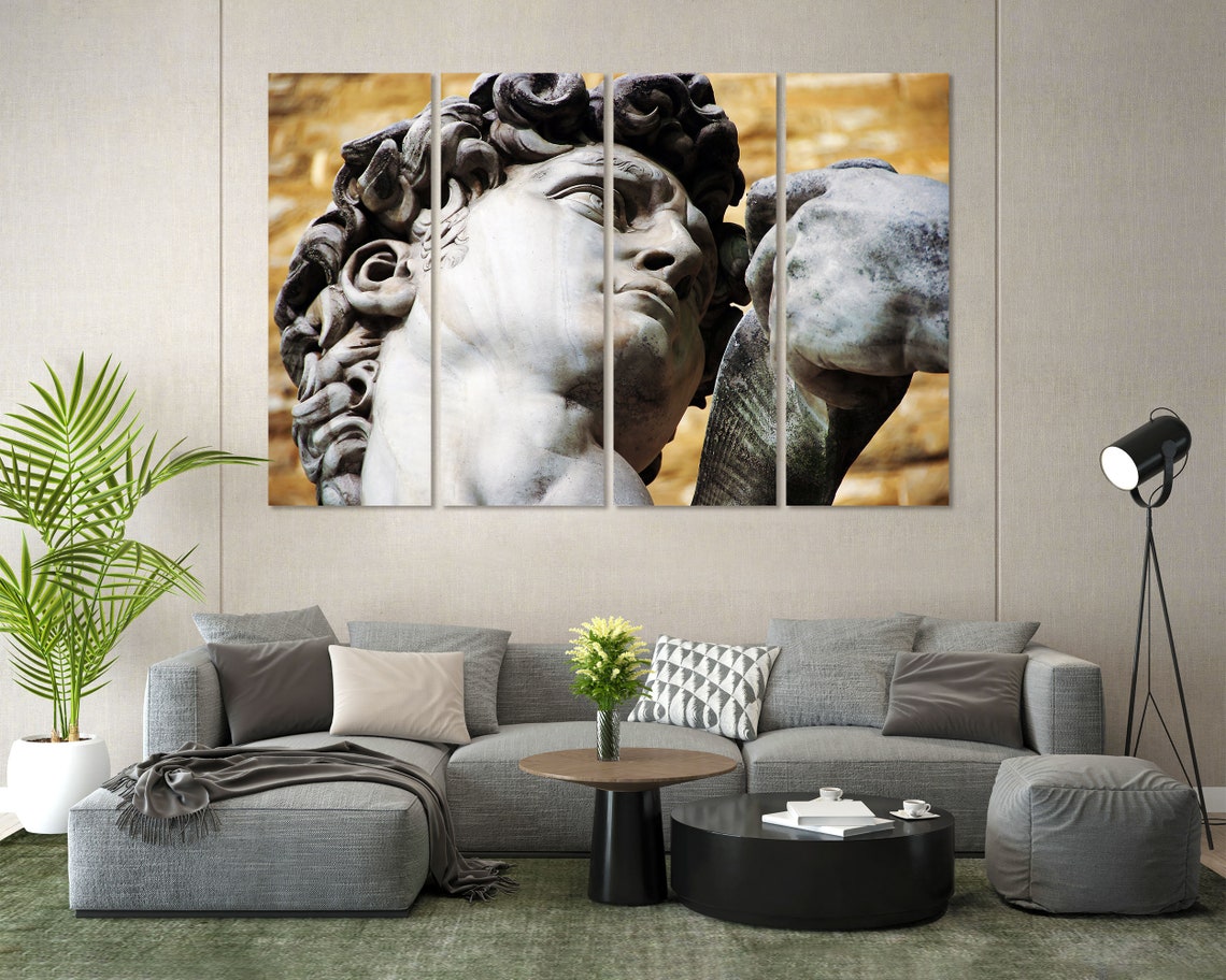 Michelangelo Statue Of David Sculpture Close Up Italy Art Poster - Image 6