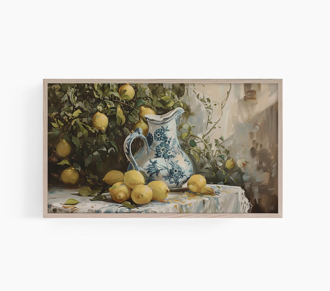 Chinoiserie Italian Villa Vintage Travel Art Print