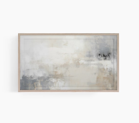 Abstract Frame Tv Art Frame Tv Art Neutral Abstract Frame Tv Art Grays And Blues Abstract Art Instant Decor