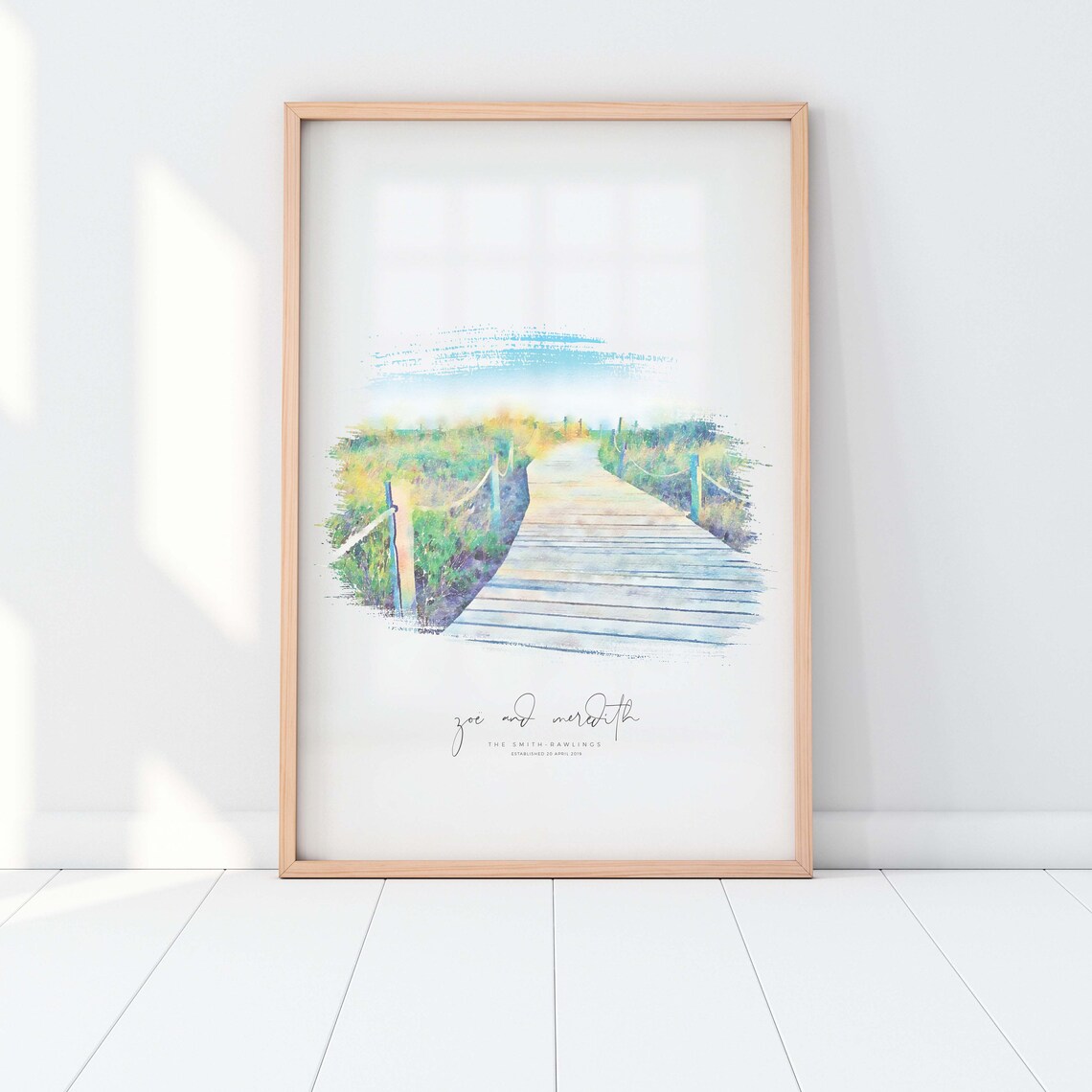 Winter Wedding Venue Illustration, Watercolor Gift - Image 4