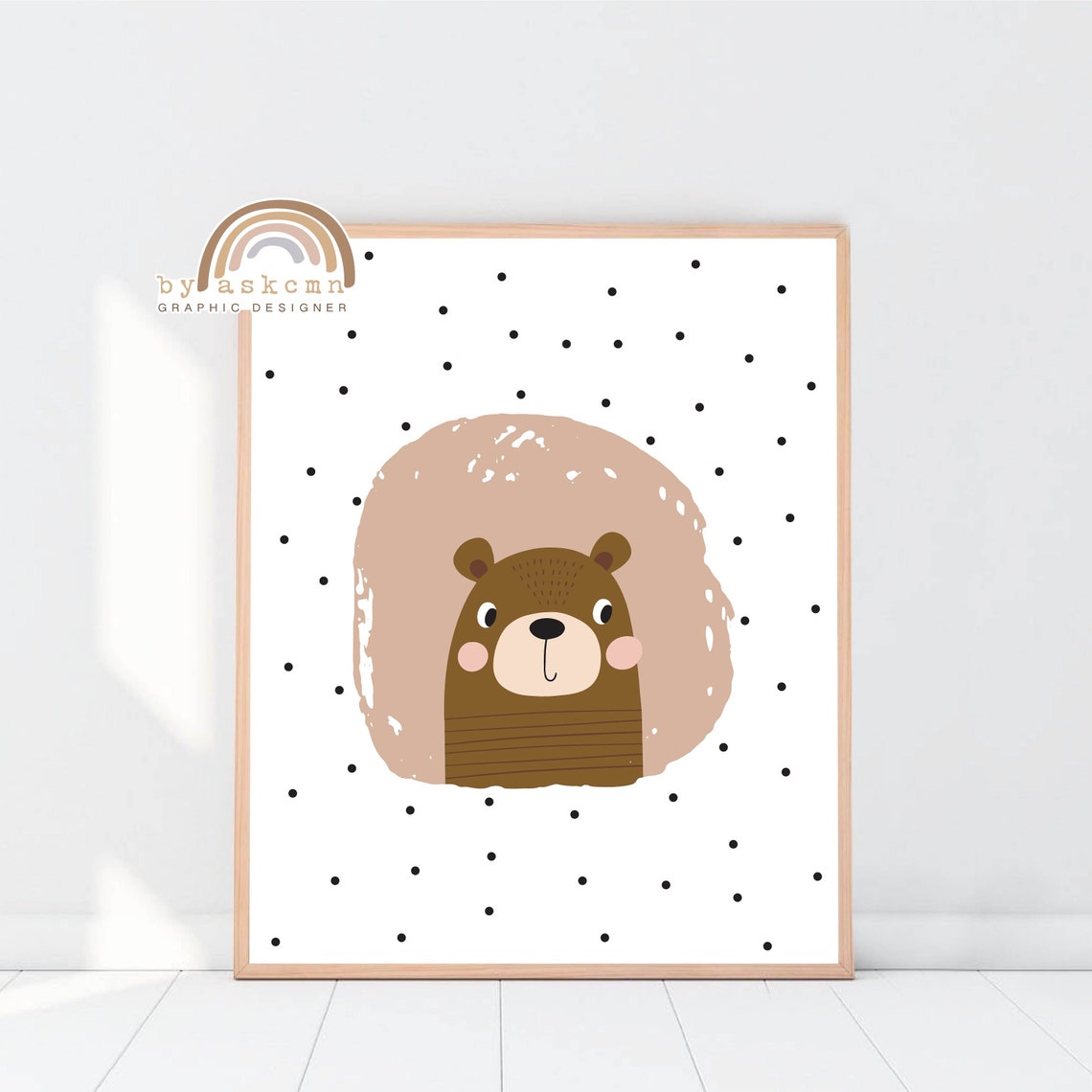 Animals Nursery Print Baby Room Poster Baby Room Living Room Wall Print Wall Art Kids Nursery Prints Kids Room Art - Image 5