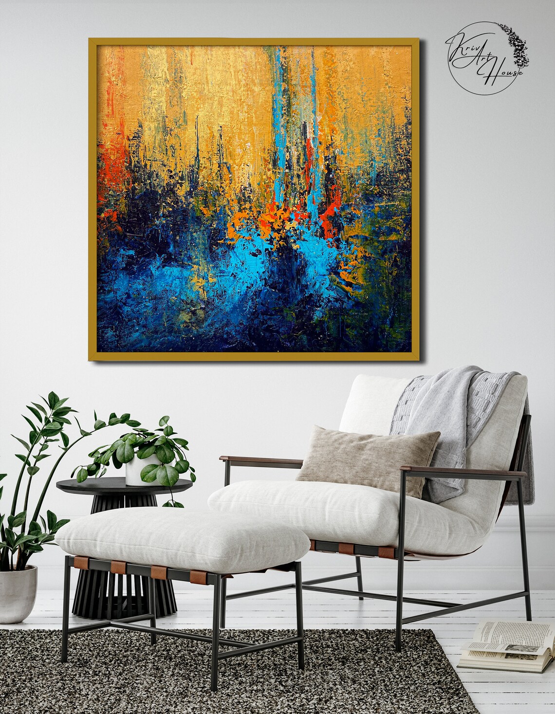 Colorful Abstract Art Print for Kids Room Decor - Image 4