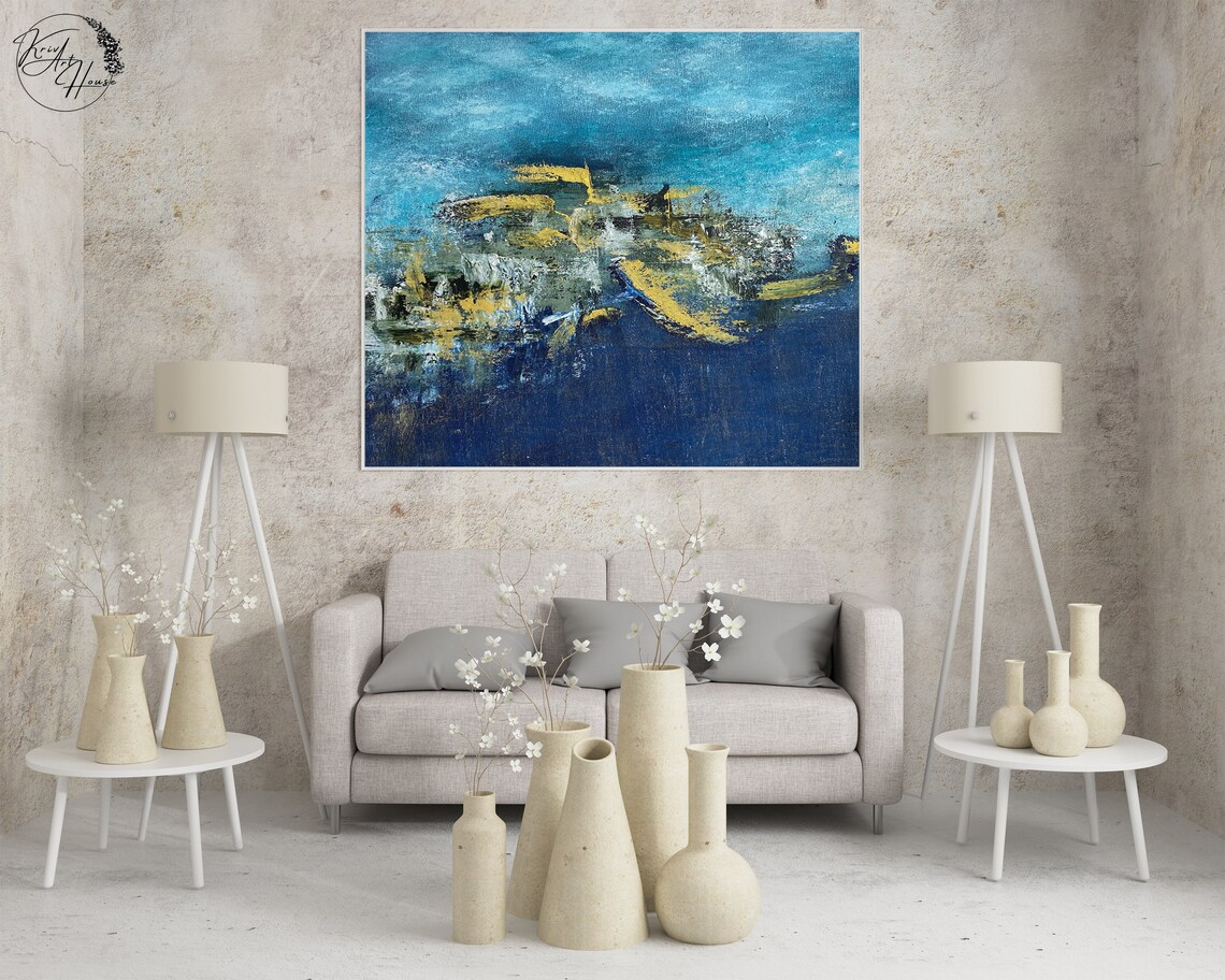 Abstract Cruise Ship Art Print, Modern Wall Decor - Image 2