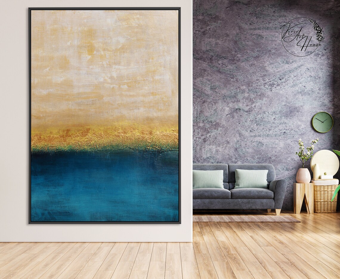 Colorful Abstract Art Print, Contemporary Texture - Image 3