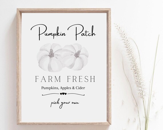 Fall Sign Autumn Wall Art, Fall Decor