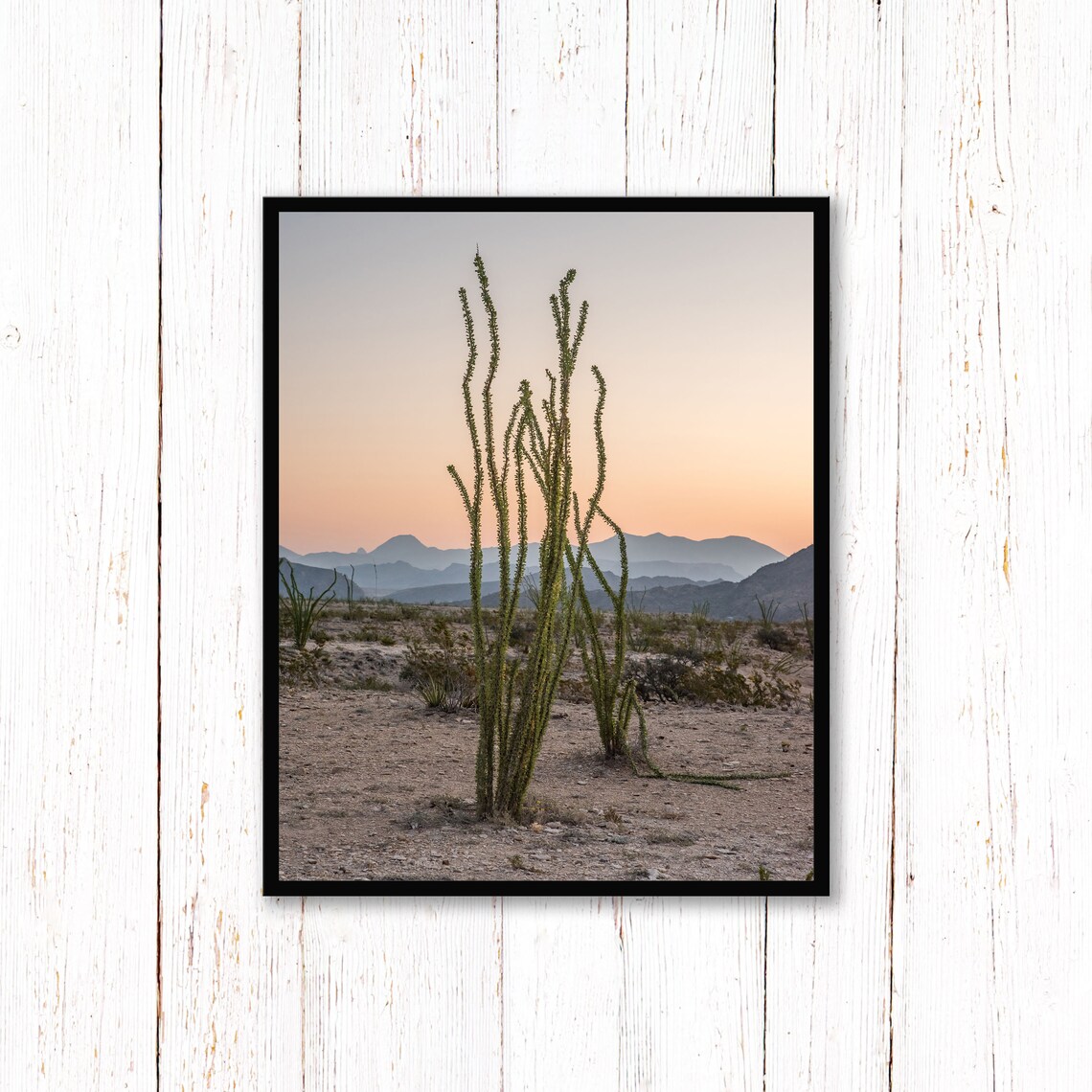 Desert Travel Poster, Texas Boho Cactus Art - Image 2
