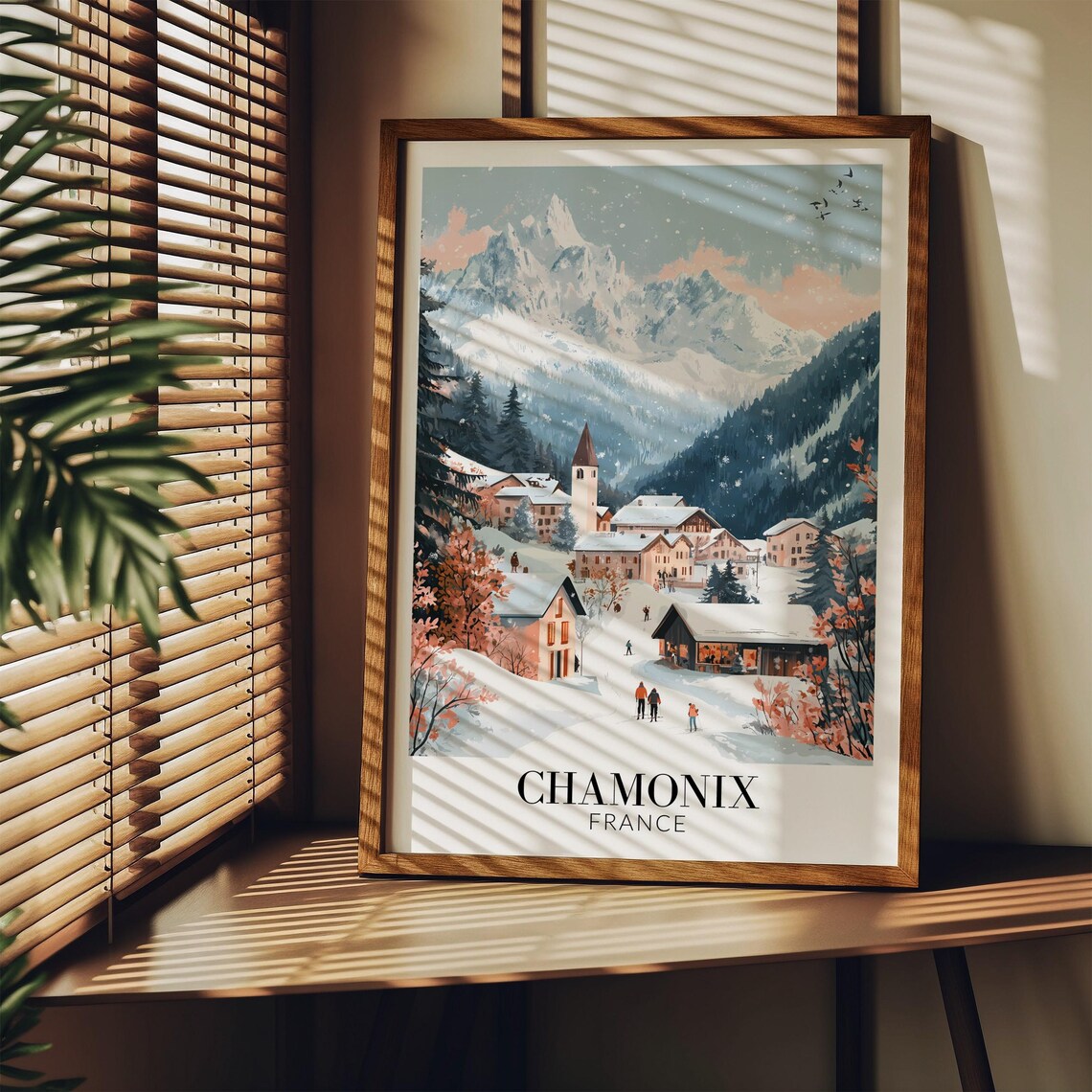 Chamonix France Travel Poster, Europe Wall Decor - Image 3