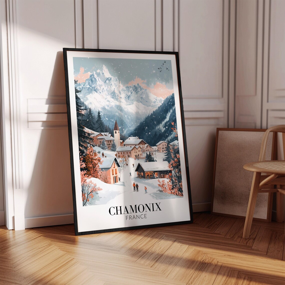 Chamonix France Travel Poster, Europe Wall Decor - Image 4