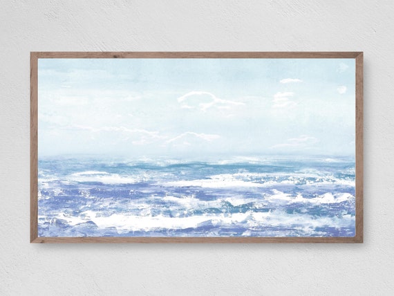 Abstract Ocean Waves, Wall Art Print