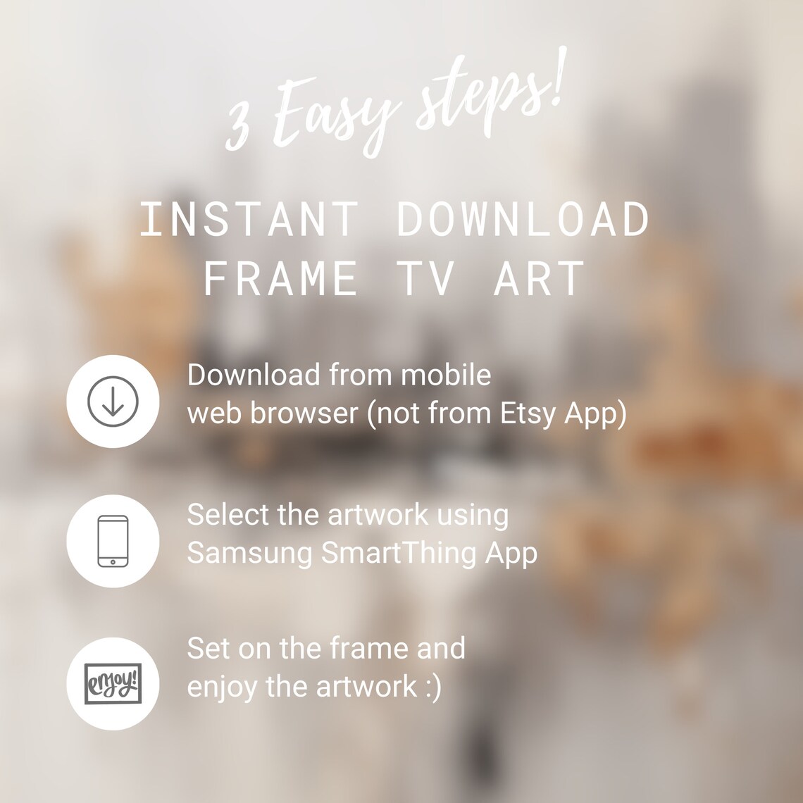 Frame Tv Art A Beautiful Abstract Forest White And Grey Painting Abstract Collection For Frame Tv Art 025 - Image 2