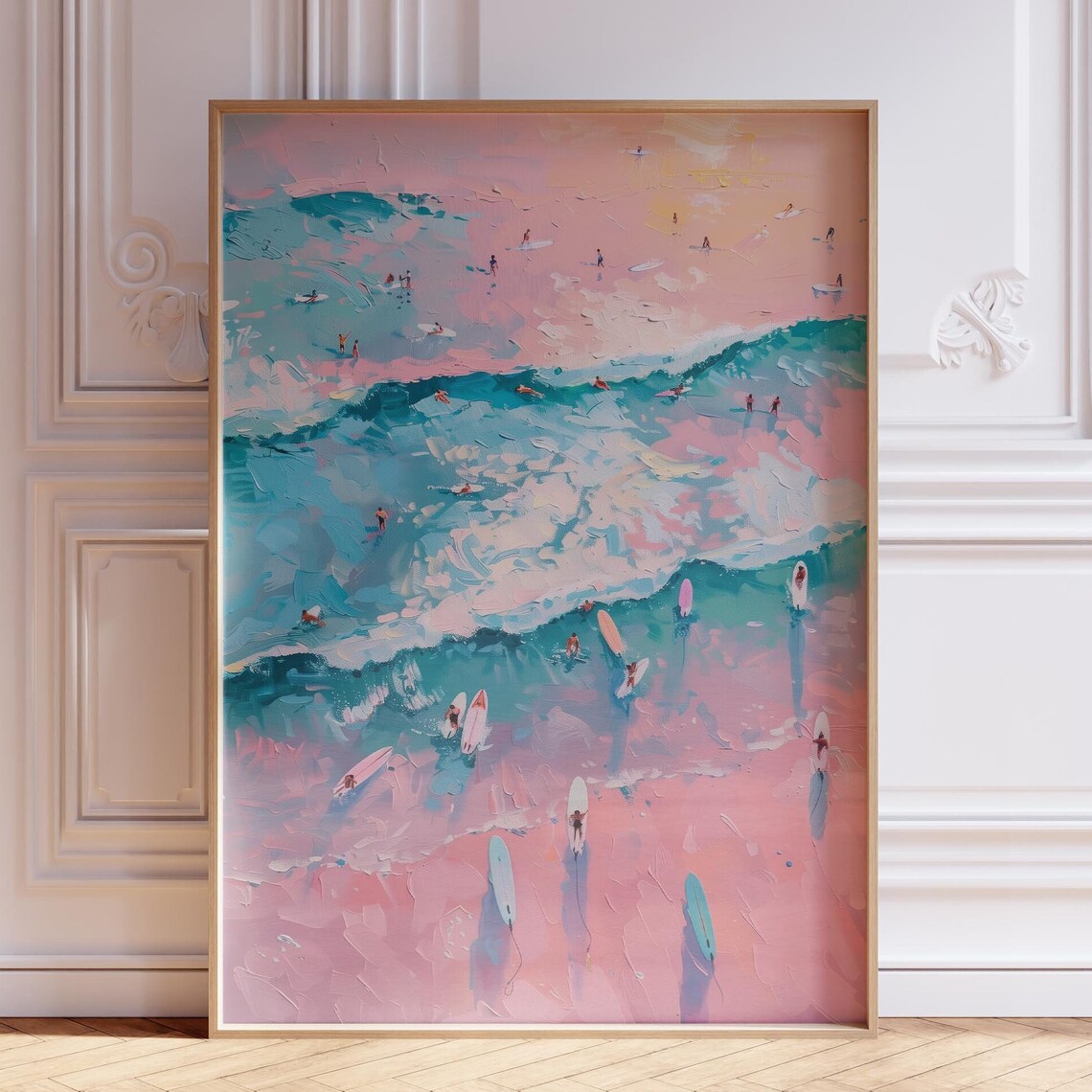 Surf Wall Art Poster, Coastal Cowgirl Granddaughter