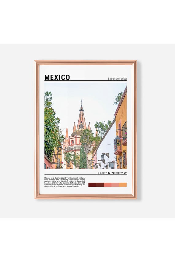 Mexico Wall Art Mexico Poster Print Mexico Print Mexico Photography Mexico Photo Mexiconorth America