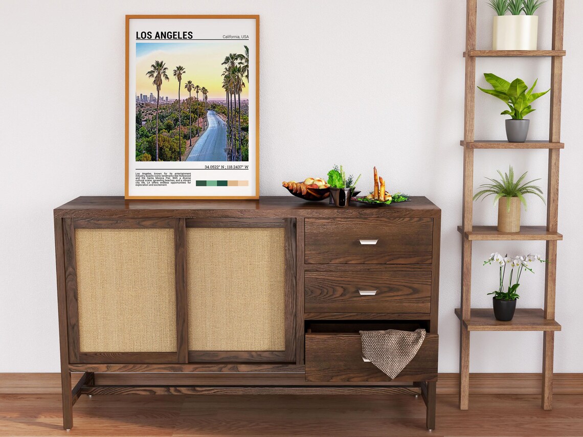 Los Angeles Travel Print, California Wall Art - Image 6