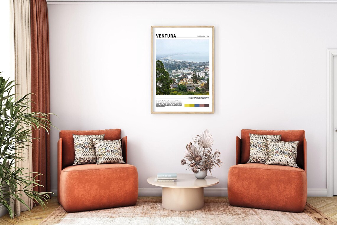 Ventura California Travel Poster Art Print - Image 7