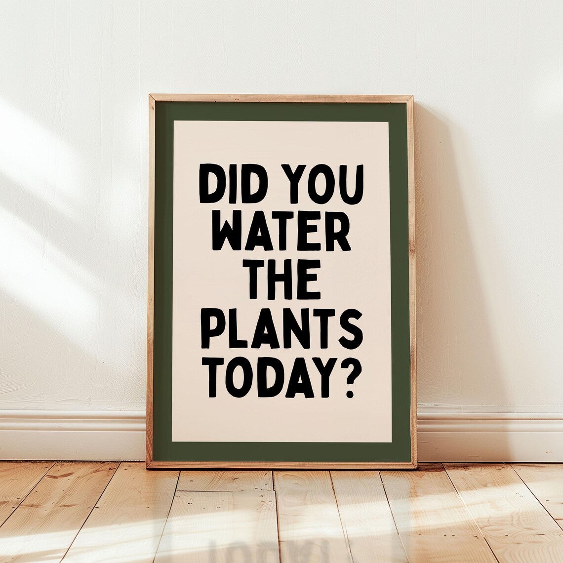 Did You Water The Plants? Art Print, Home Decor - Image 2