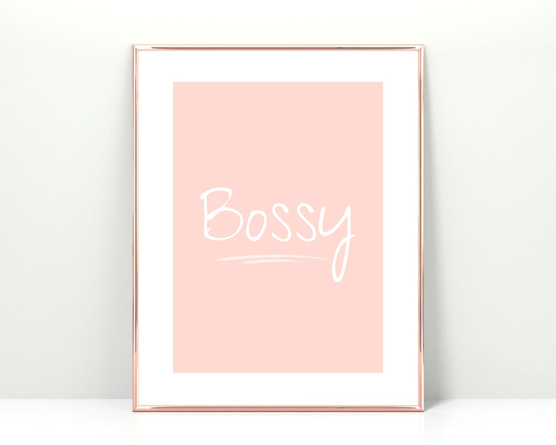 Be Nice Get Stuff Done Pink Script Bold Office Motivational Poster