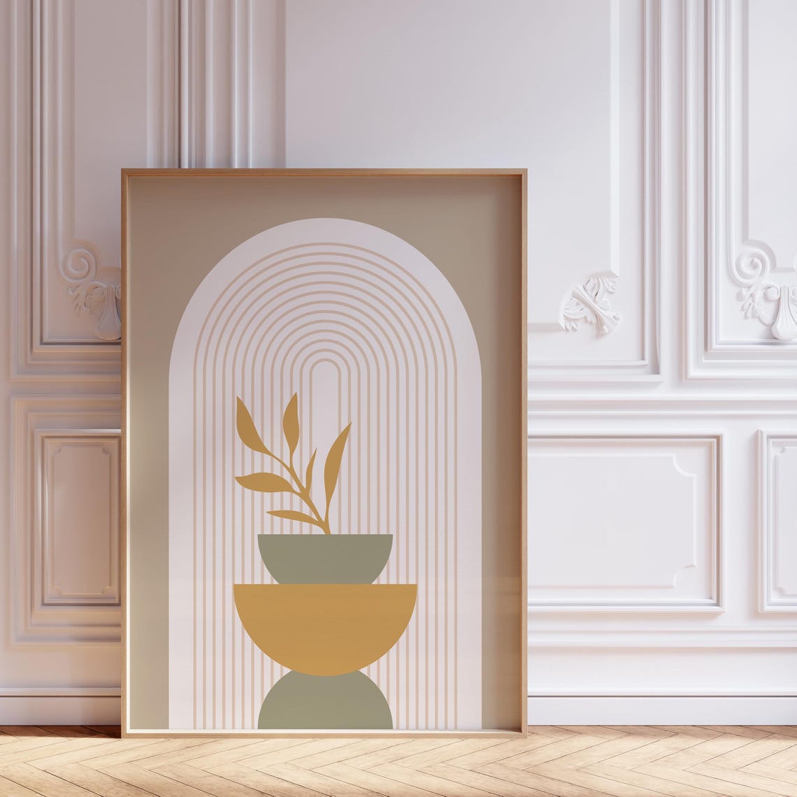 Abstract Minimalist Art Print Boho Home Decor