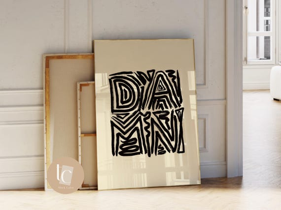 Damn Rude Funny Wall Art Print Quote Poster Sweary Vulgar Typography