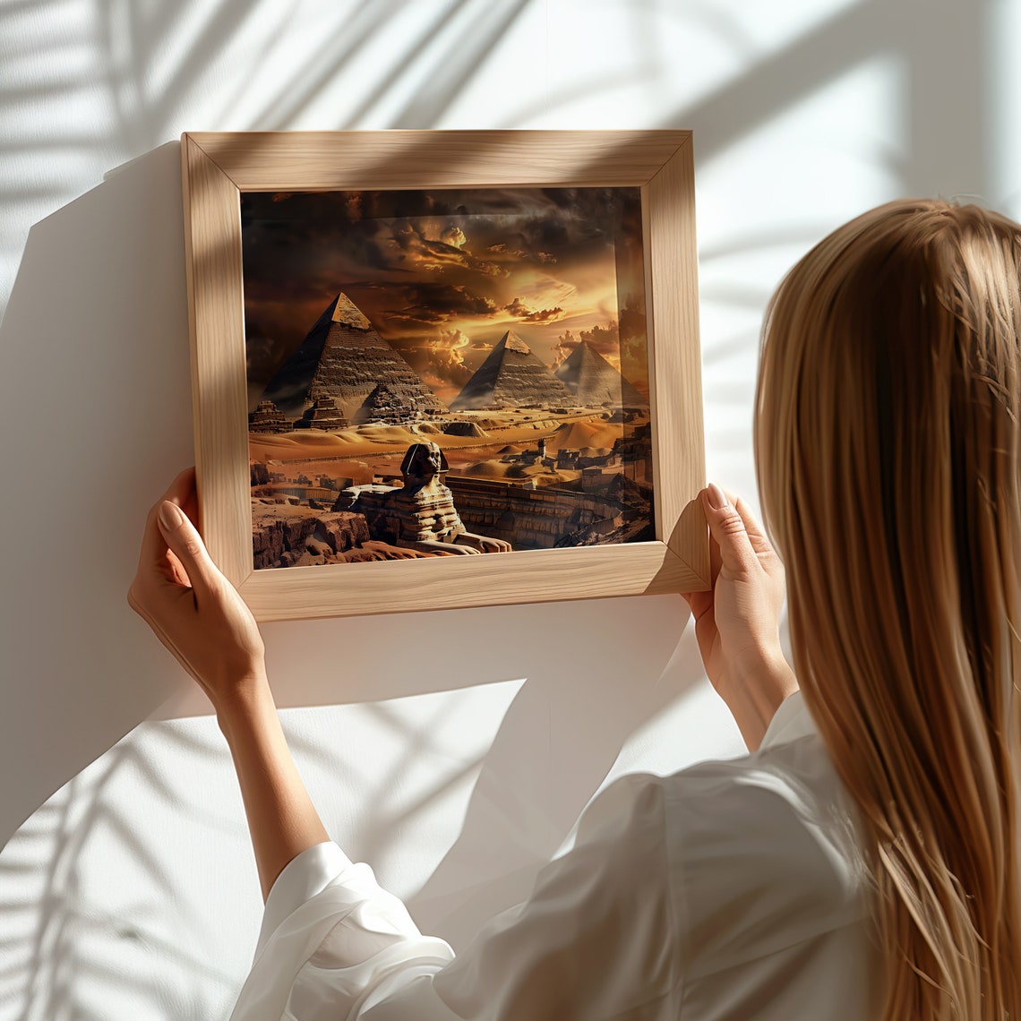 Great Pyramids Oil Painting Wall Art Print History Art Monument Rome Home Decor Jpeg Artwork Fine - Image 5