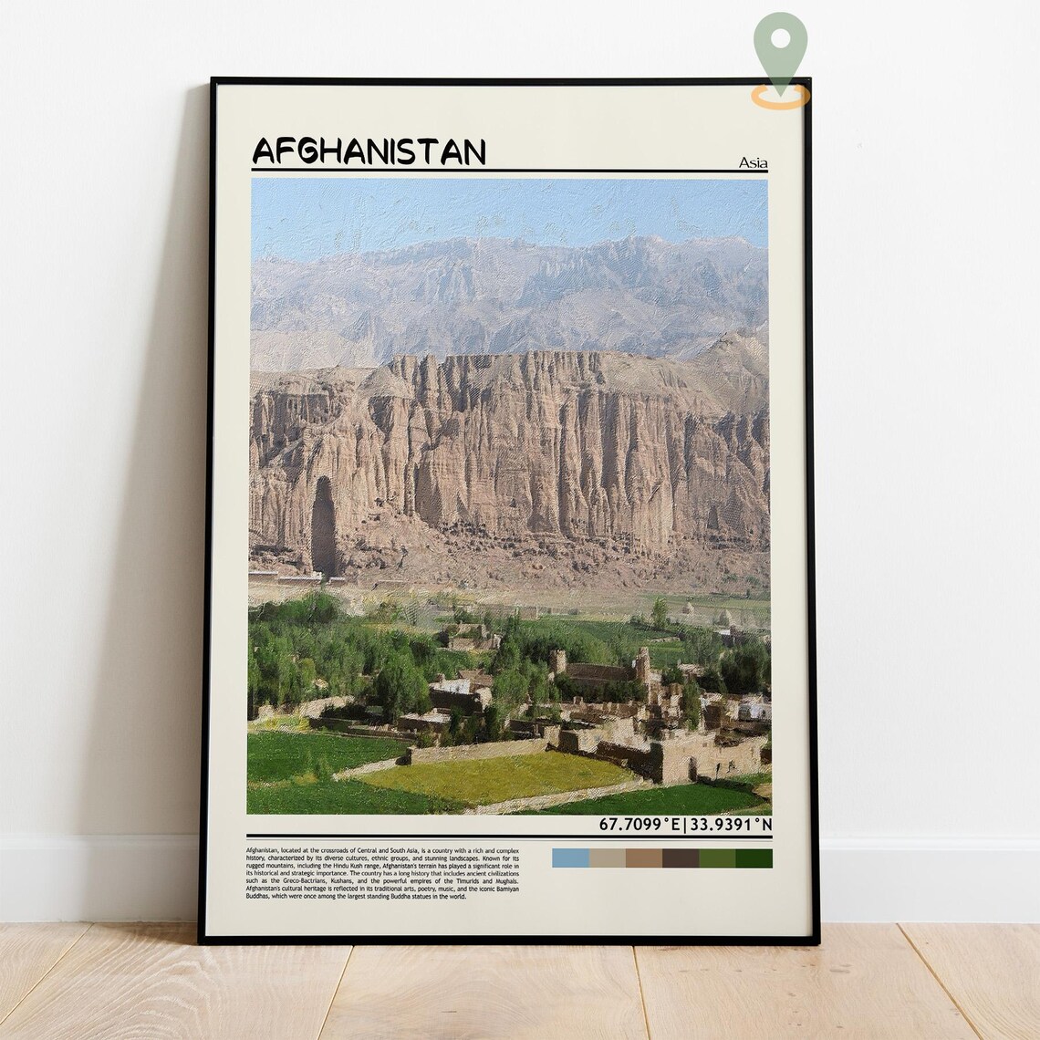 Afghanistan Print Vintage Poster Afghanistan Wall Art Afghanistan Poster Afghanistan Photo Afghanistan Poster Print Kabul Poster - Image 4