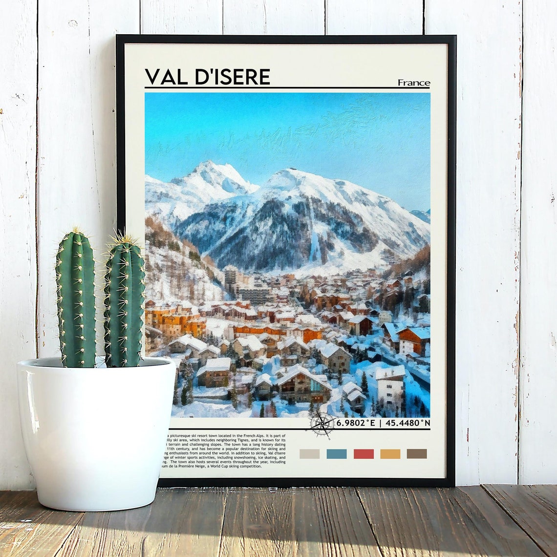 Val Disre Print Val Disre Art Val Disre Poster Val Disre Photo Val Disre France Val Disre Painting Val Disre Ski Resort - Image 2