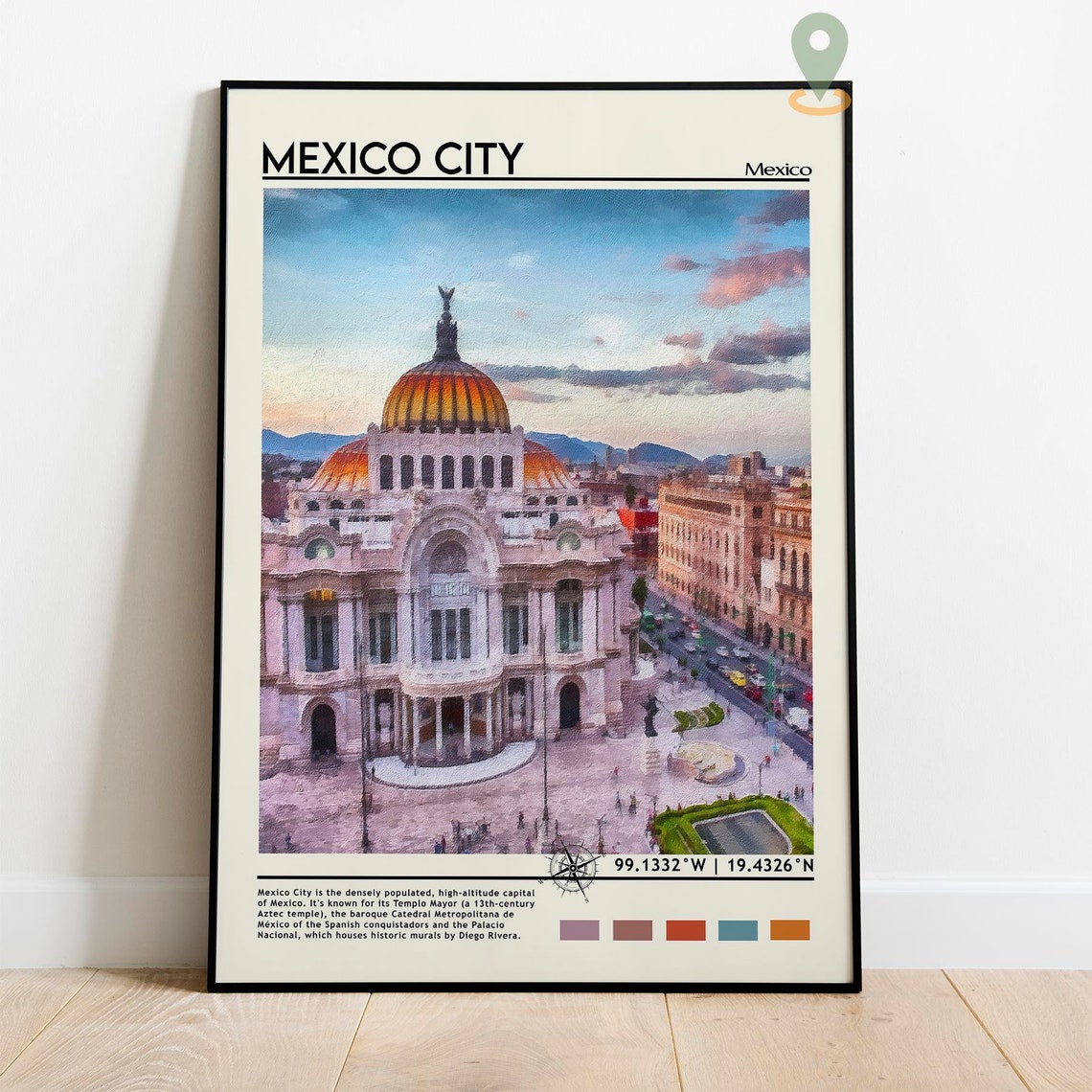 Mexico City Print Mexico City Wall Art Mexico City Poster Mexico City Photo Mexico City Poster Print Mexico City Art - Image 2
