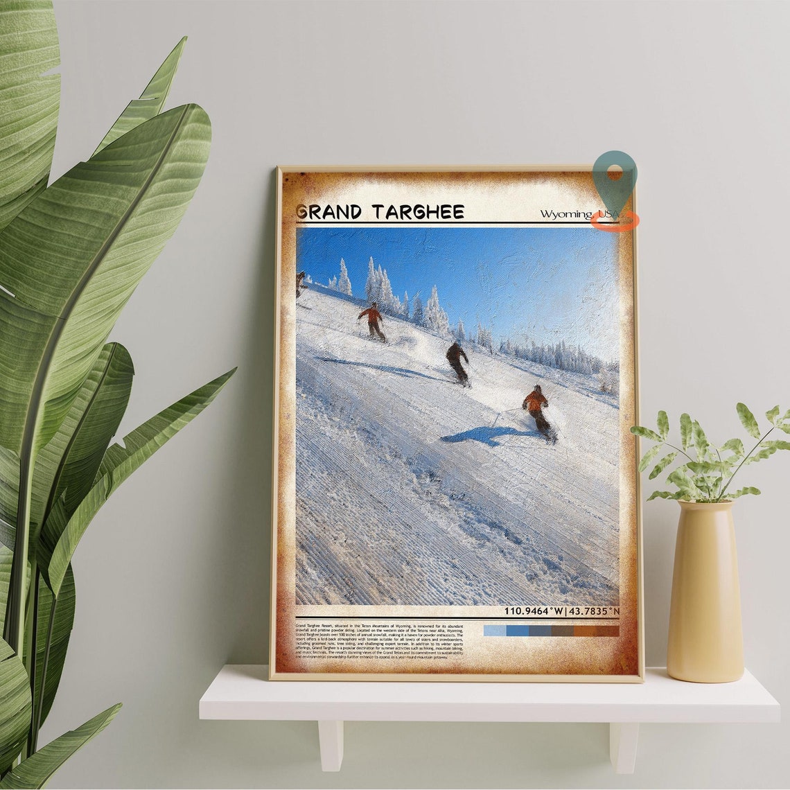 Grand Targhee Print Grand Targhee Wall Art Grand Targhee Poster Grand Targhee Photo Grand Targhee Poster Print Grand Targhee Wyoming - Image 4